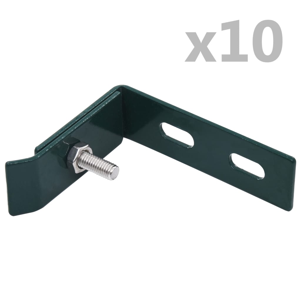 Vidaxl Wall Corner Connection 10 Set Green