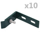Vidaxl Wall Corner Connection 10 Set Green