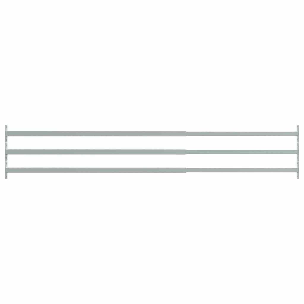 Vidaxl Barrièresangen Réglable 3 PCS 710-1200 mm