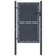 Port vidaxl 100x150 cm anthracite en acier