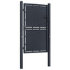 Port vidaxl 100x175 cm anthracite en acier