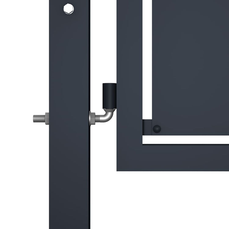 Port vidaxl 300x150 cm anthracite en acier