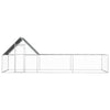 Vidaxl Chicken Run 6x2x2 M Galvanisé Steel