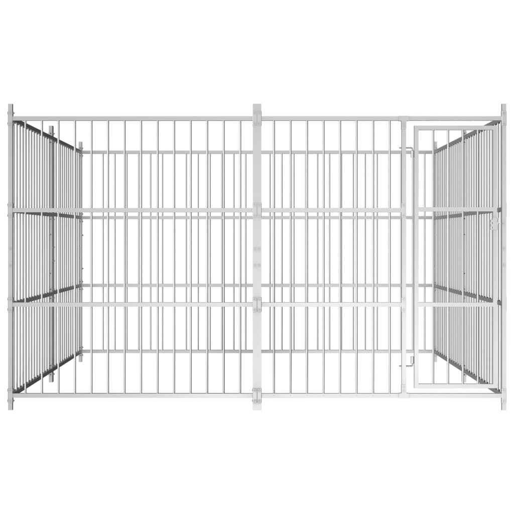 Vidaxl Dog Kennel pour l'extérieur de 300x300x185 cm