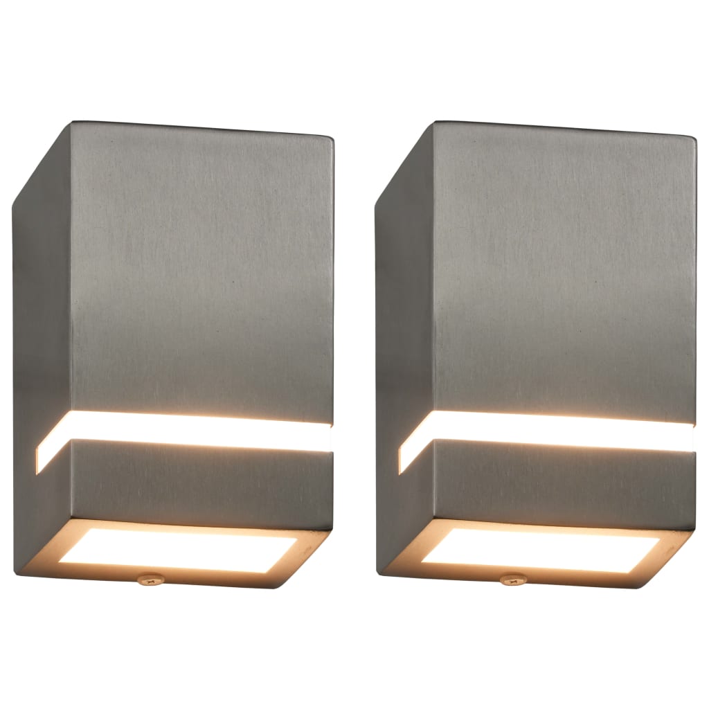 Vidaxl Lampes murales extérieures 2 PCS 35 W