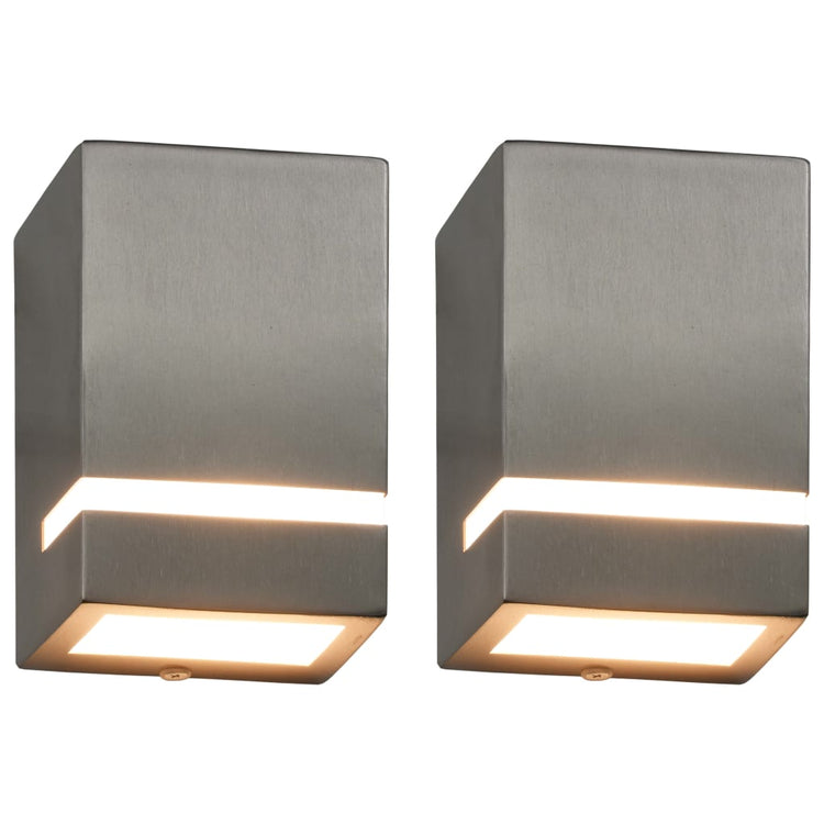 Vidaxl Lampes murales extérieures 2 PCS 35 W