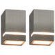 Vidaxl Lampes murales extérieures 2 PCS 35 W