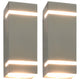 Vidaxl Lampes murales extérieures 2 PCS 35 W