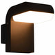 Vidaxxl applique d'extérieur LED 9 W ovale noir