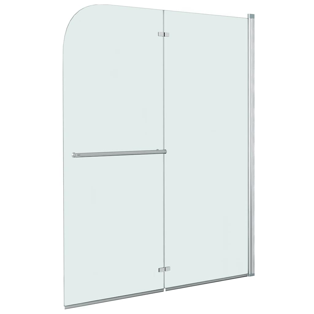 Enceinte de douche Vidaxl 2 panneaux 120x140 cm ESG