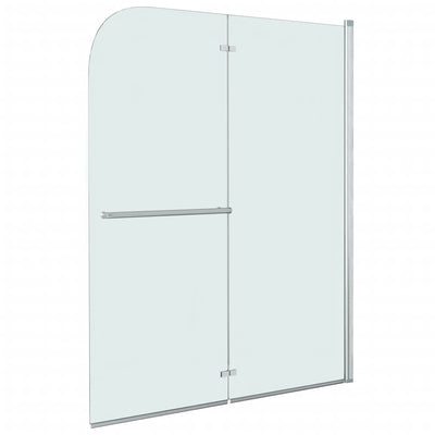 Enceinte de douche Vidaxl 2 panneaux 95x140 cm ESG