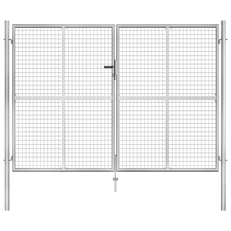 Port vidaxl 306x225 cm en acier galvanisé en acier couleurs
