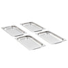 Vidaxl gastronormbakken 12 pc gn 1 3 20 mm en acier inoxydable