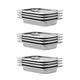 Vidaxl gastronormbakken 12 pc gn 1 4 40 mm en acier inoxydable