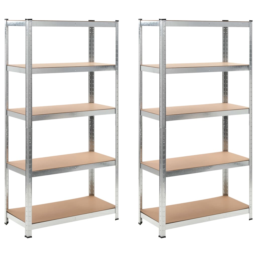 Racks de stockage Vidaxl 2 PCS 90x40x180 cm MDF