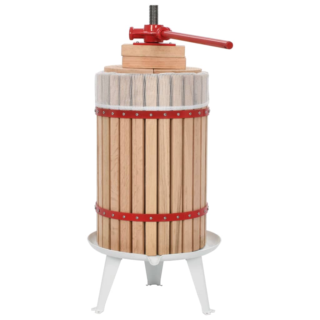 Vidaxl Fruits à vin avec sac de tissu 24 L OAK
