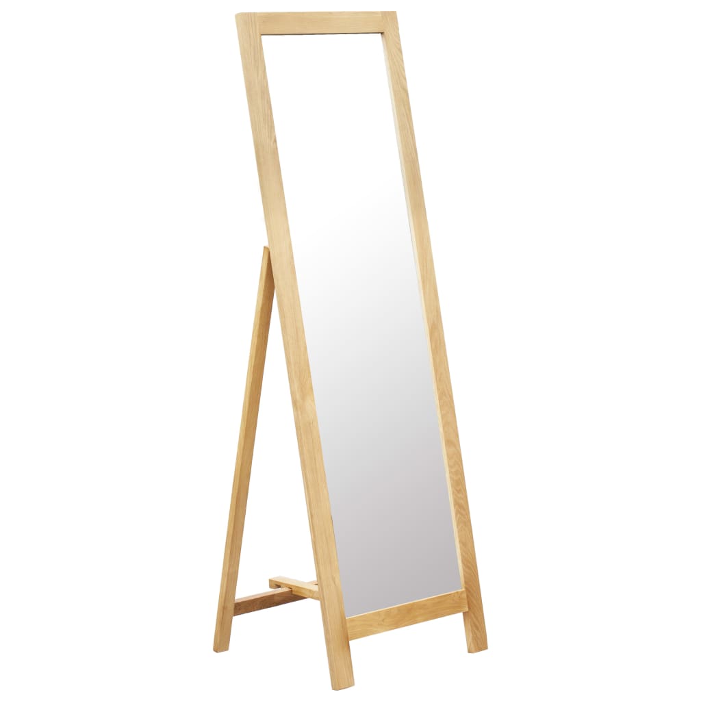 Miroir Vidaxl détaché 48x46.5x150 cm Chêne solide