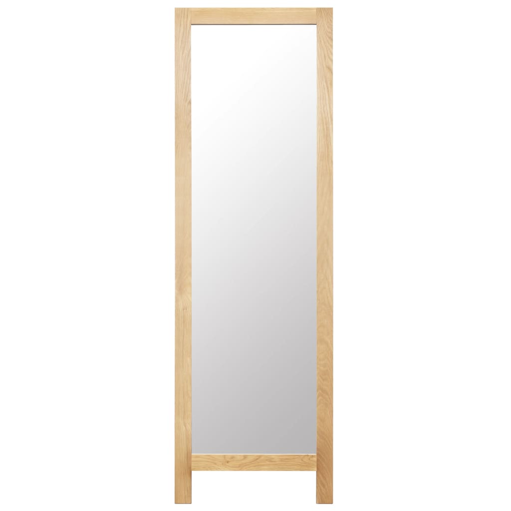 Miroir Vidaxl détaché 48x46.5x150 cm Chêne solide