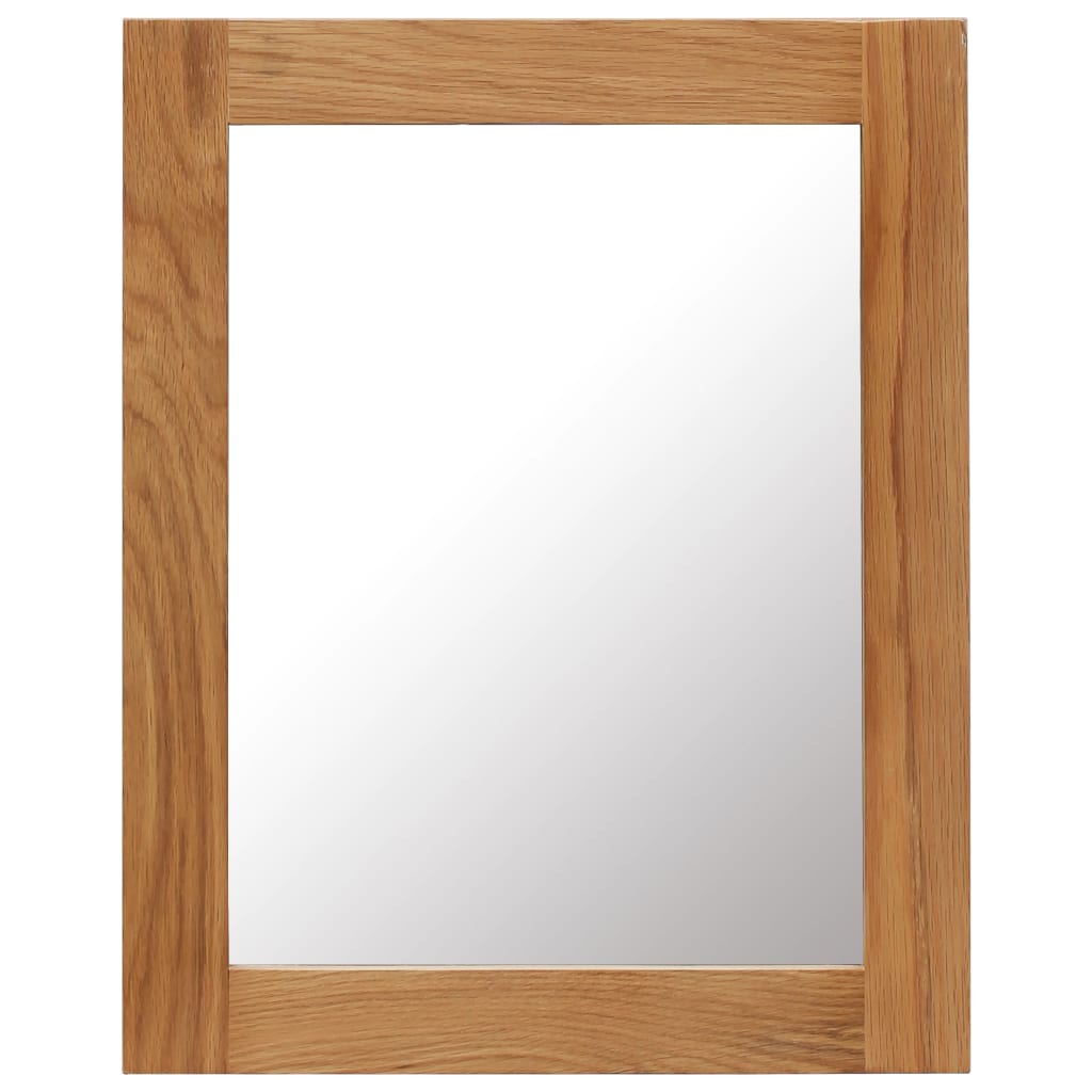 Miroir vidaxl 40x50 cm chêne solide