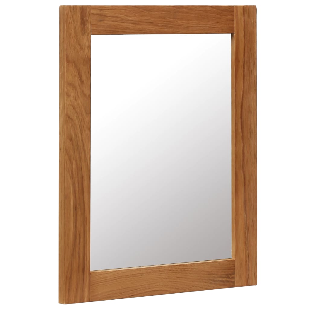 Miroir vidaxl 40x50 cm chêne solide