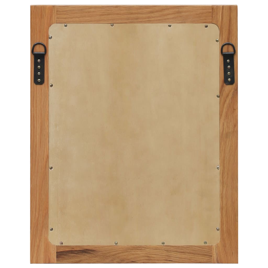 Miroir vidaxl 40x50 cm chêne solide
