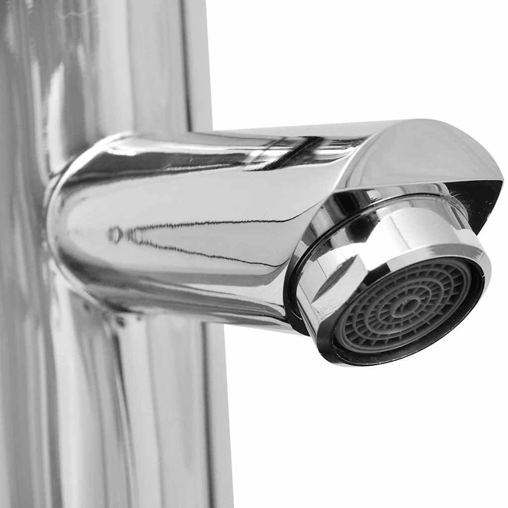 Vidaxl Bathroom Mixer Tap 2 St Chrome