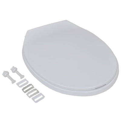 Sièges de toilette vidaxl avec couvercles de ferme 2 ST Plastique blanc