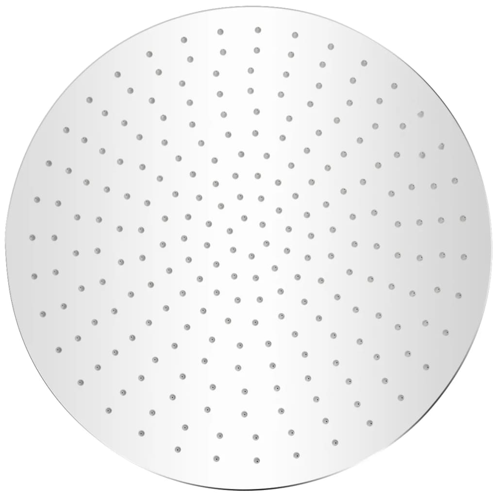 Vidaxl Rain Shower Head 2 Sts Round 40 cm en acier inoxydable