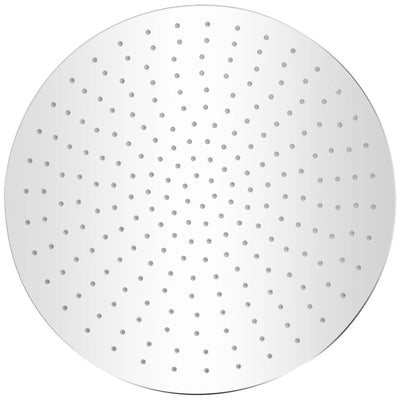 Vidaxl Rain Shower Head 2 Sts Round 40 cm en acier inoxydable