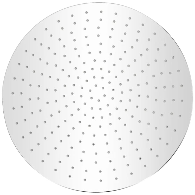 Vidaxl Rain Shower Head 2 Sts Round 40 cm en acier inoxydable
