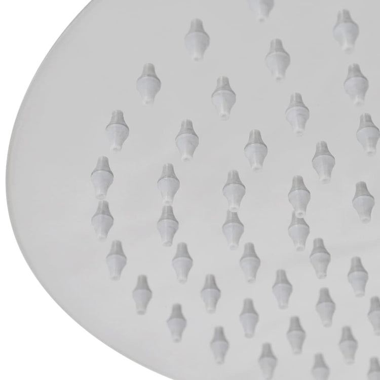 Vidaxl Rain Shower Head 2 Sts Round 40 cm en acier inoxydable