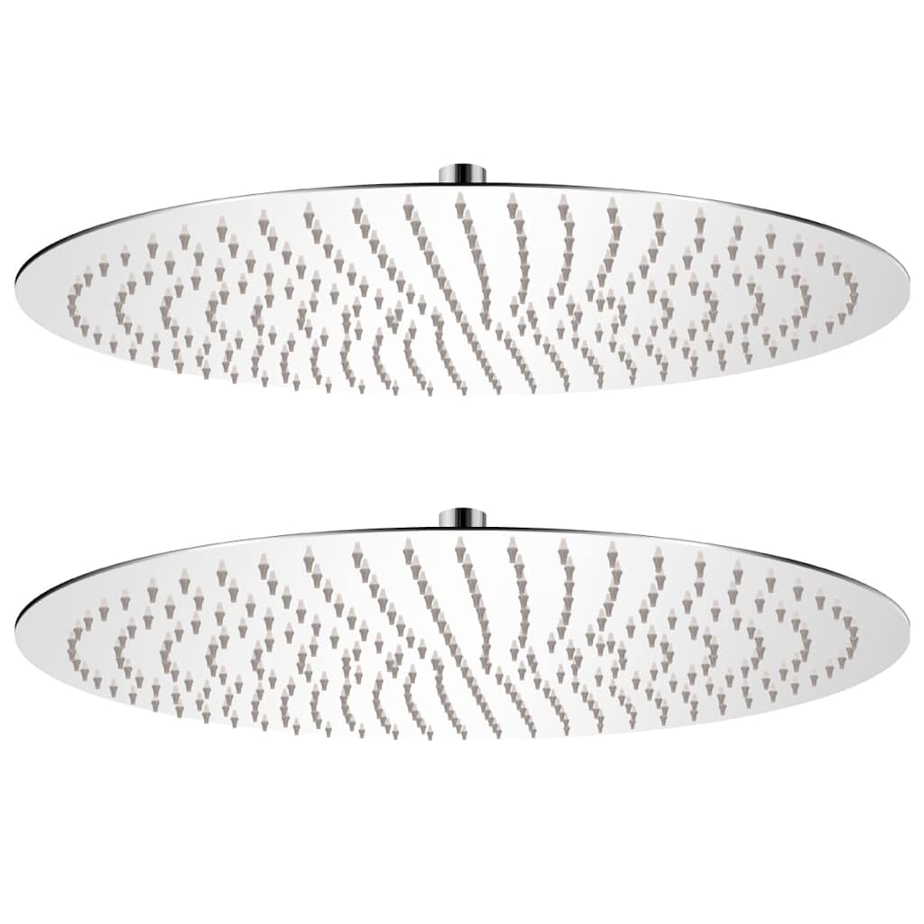 Vidaxx pomme de douche à effet pluie 2 pcs ronde 50 cm en acier inoxydable