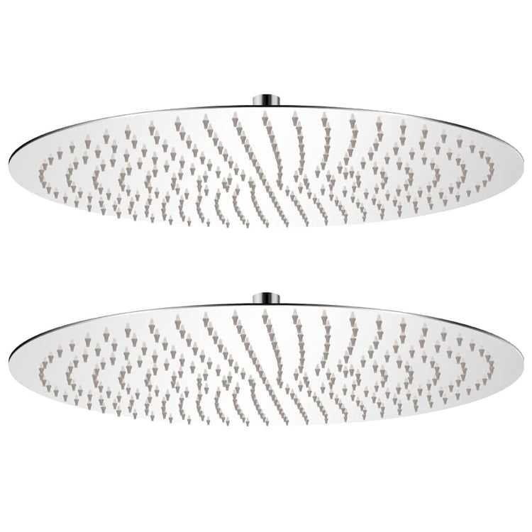 Vidaxx pomme de douche à effet pluie 2 pcs ronde 50 cm en acier inoxydable