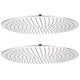 Vidaxx pomme de douche à effet pluie 2 pcs ronde 50 cm en acier inoxydable