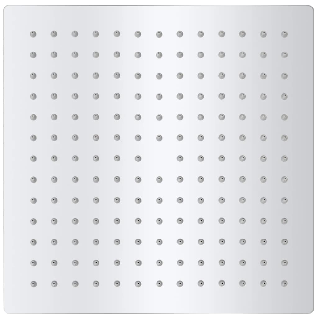 Vidaxl Pain Shower Head 2 ST 25x25 cm en acier inoxydable