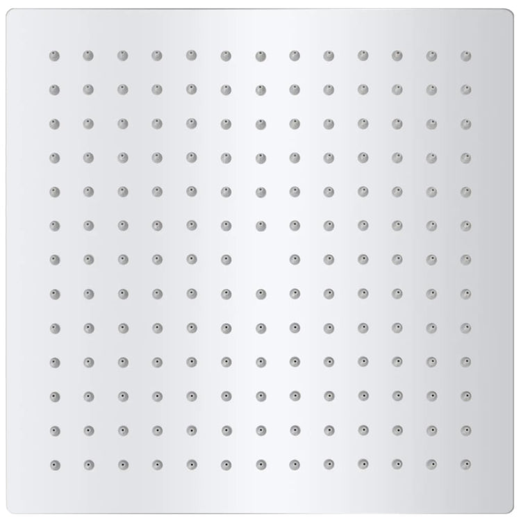 Vidaxl Pain Shower Head 2 ST 25x25 cm en acier inoxydable