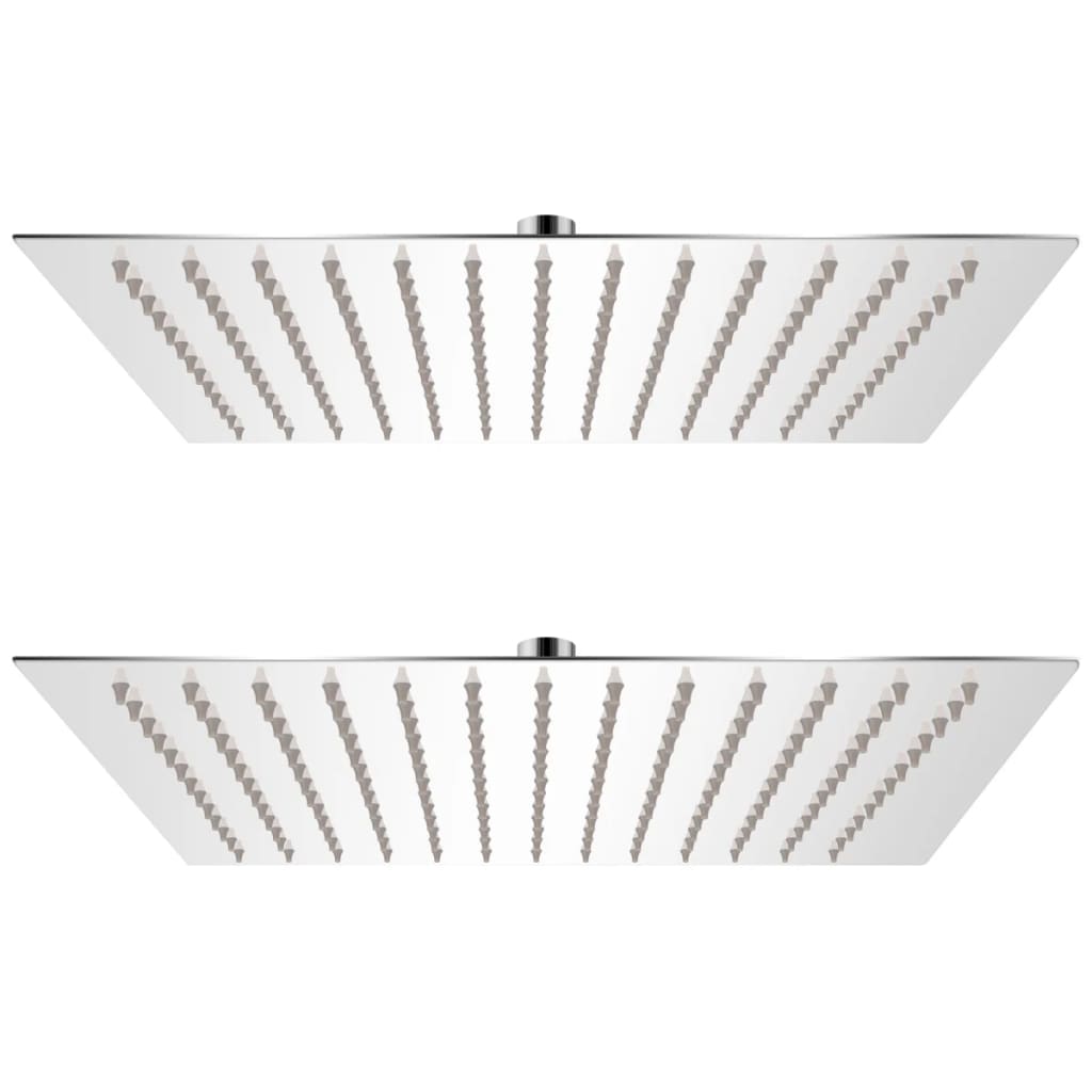 Vidaxl Rain Shower Head 2 PCS 30x30 cm en acier inoxydable