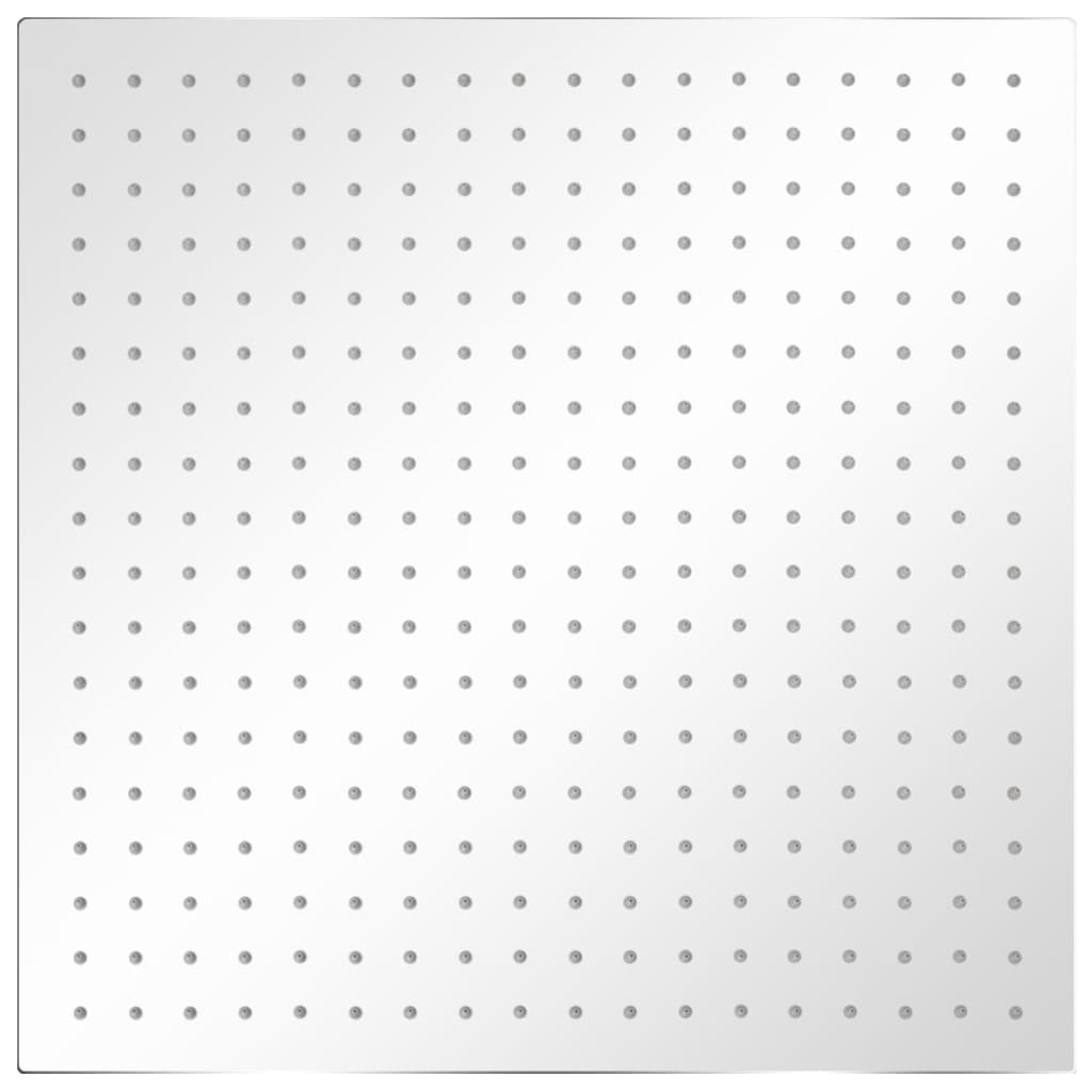 Vidaxl Rain Shower Head 2 ST 50x50 cm en acier inoxydable