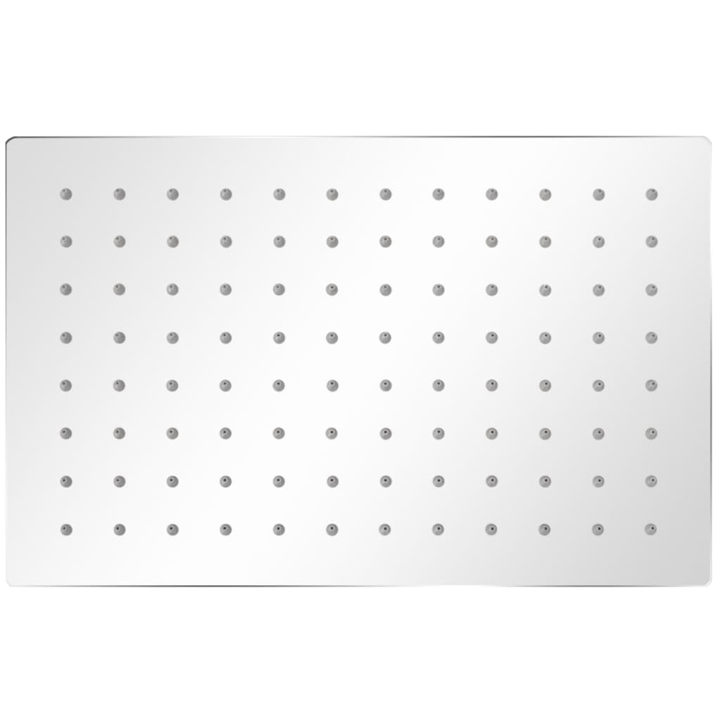 Vidaxl Rain Shower Head 2 PCS 20x30 cm en acier inoxydable
