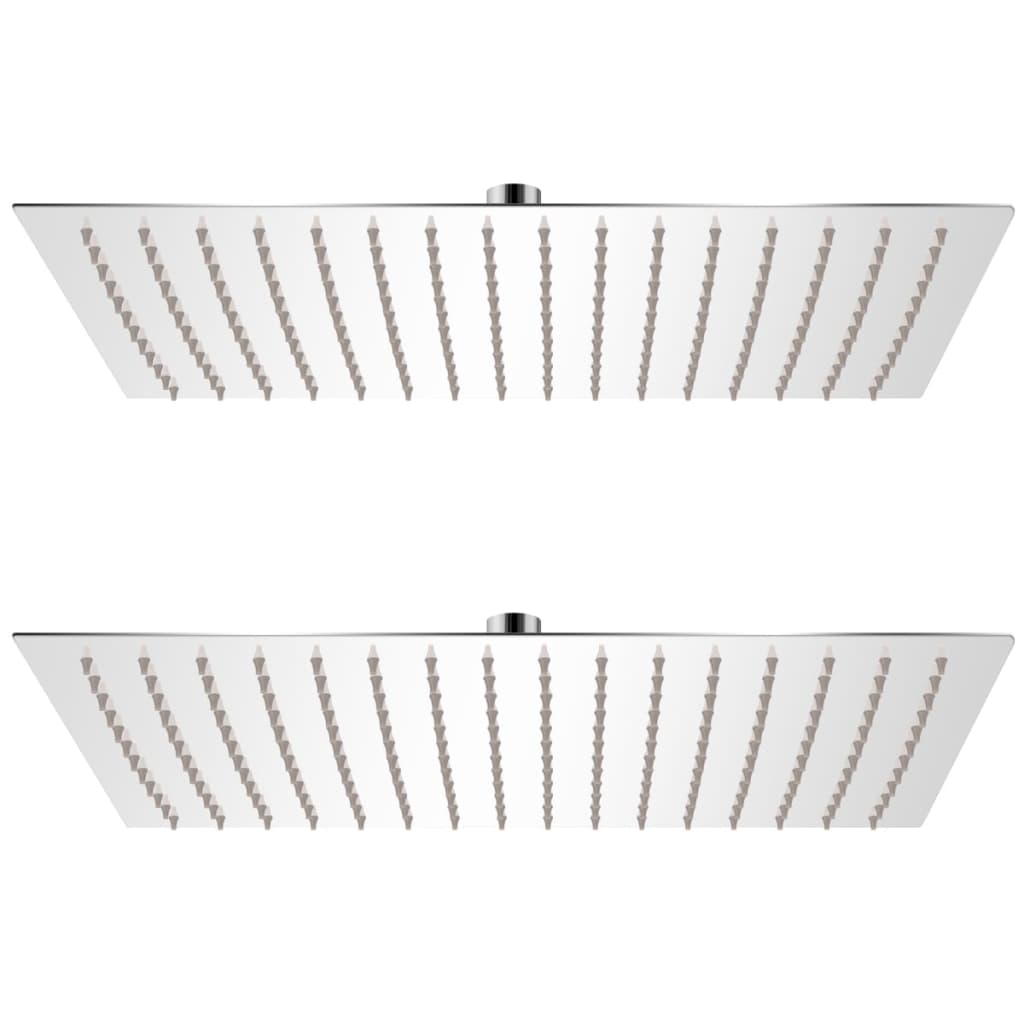 Vidaxx pommeaux de douche à effet pluie 2 pcs 30x40 cm acier inoxydable
