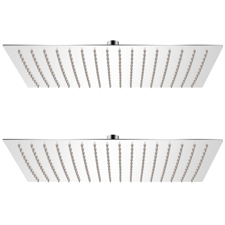 Vidaxx pommeaux de douche à effet pluie 2 pcs 30x40 cm acier inoxydable