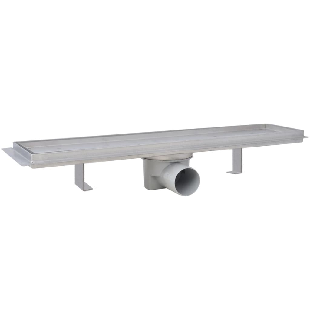 Vidaxl Doudeur de douche 2 pc rectangulaire 530x140 mm