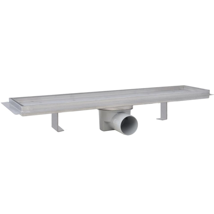 Vidaxl Doudeur de douche 2 pc rectangulaire 530x140 mm