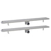 Vidaxl Doudeur de douche 2 pc Rectangular 930x140 mm