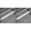 Vidaxl Doudeur de douche 2 pc ligne rectangulaire 930x140 mm en acier inoxydable