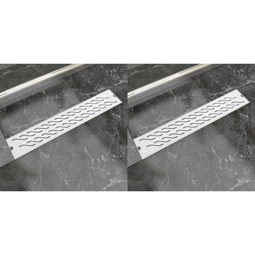 Vidaxl Doudeur de douche 2 pc