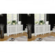 Construction de radiotorom vidaxl 2 st 152 cm mdf blanc