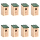Vidaxl Bird Houses 8 PCS 12x12x22 cm Bois