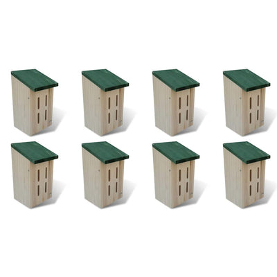 Armoires de papillon Vidaxl 8 ST 14x15x22 cm Bois