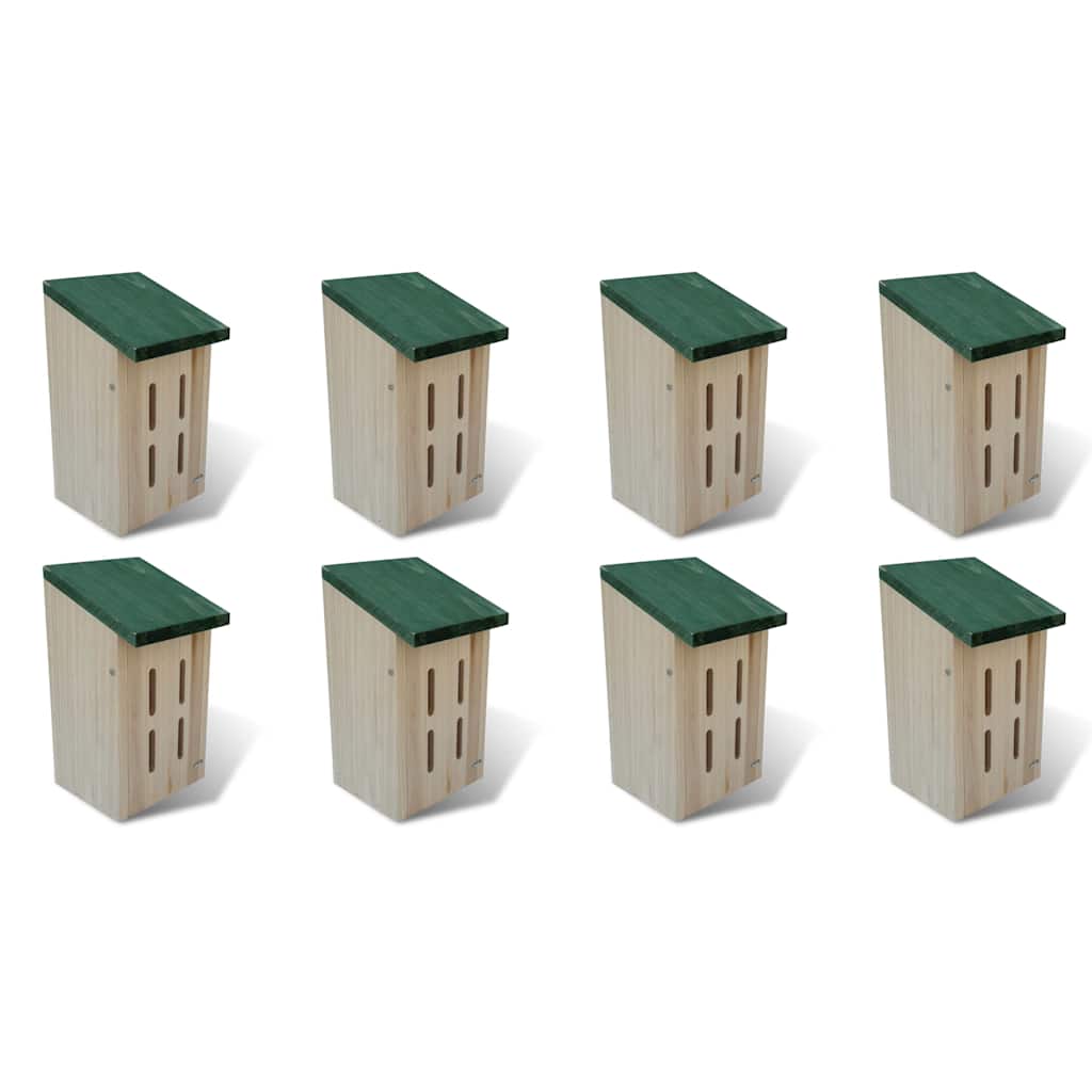 Armoires de papillon Vidaxl 8 ST 14x15x22 cm Bois